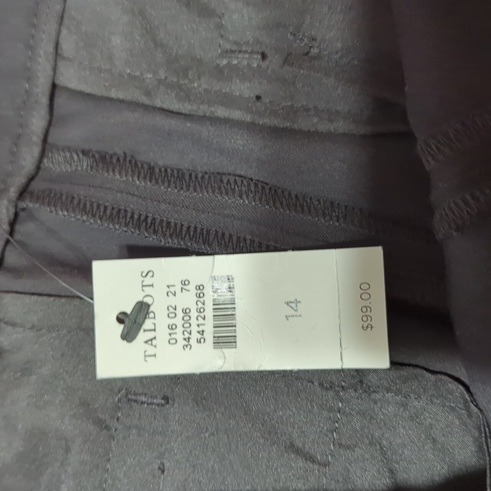 Talbots Black Dress Pants Size 14 Chatham Ankle Pants - Picture 7 of 8